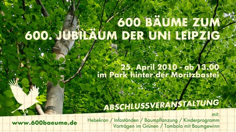 600 Bäume - Abschlussveranstaltung am 25.04.10 600 Bäume - Abschlussveranstaltung am 25.04.10